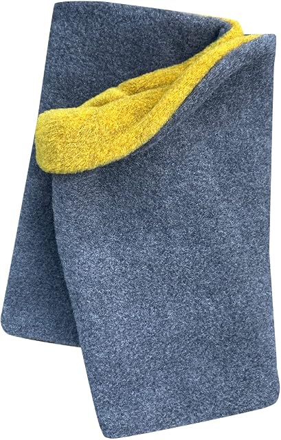 Wollhuhn Warm Boys/Girls Our Warmer Winter Loop / Snood Scarf / Slip-On Scarf Two Layers Fleece To Reverse