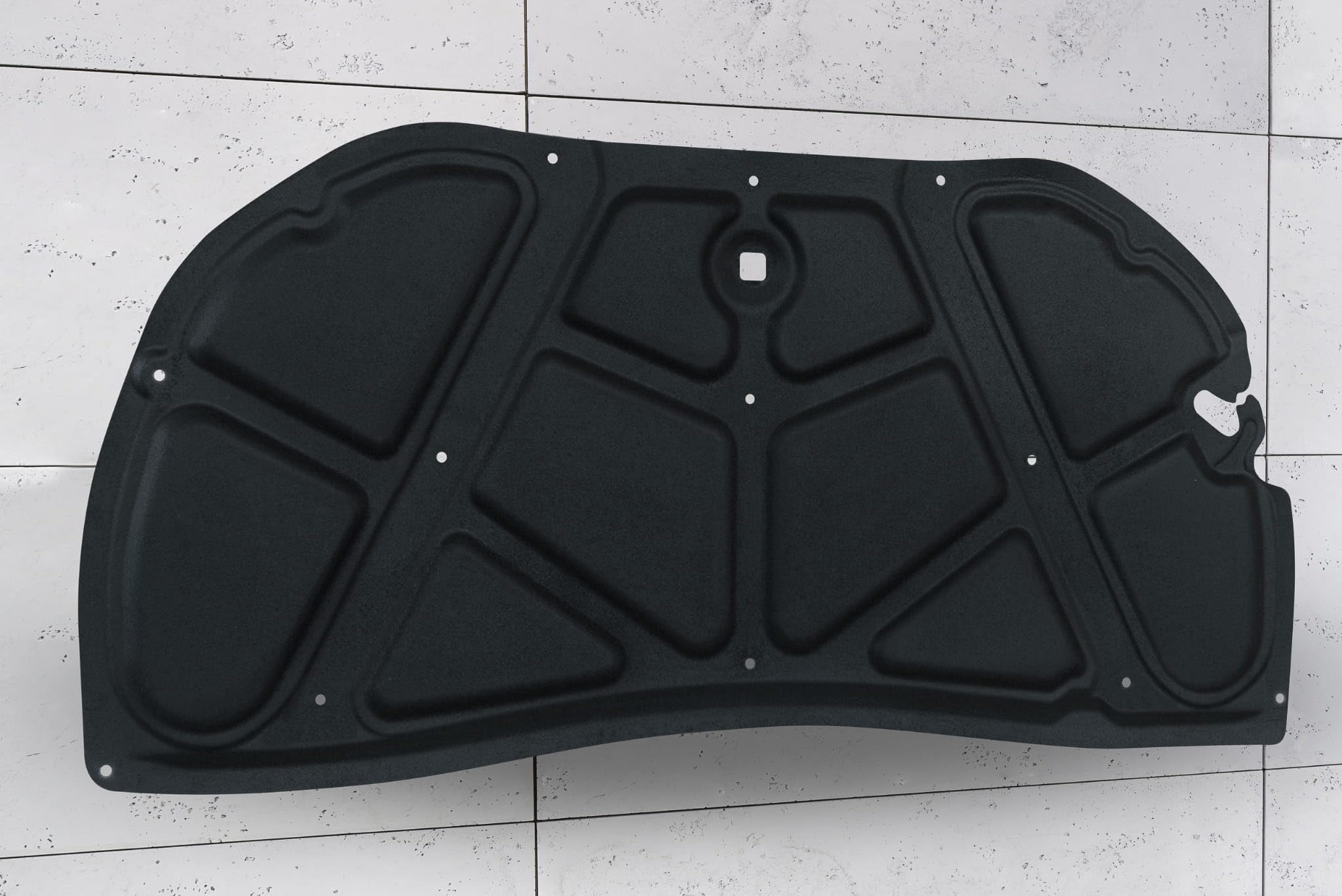 Motorhaubendämmung Schalldämmung der Motorhaube Motorhauben-Dämmmatte MIT CLIPS FÜR HYUNDAI i30 I FD / CW 2007-2011 811252L000
