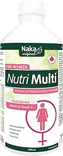 Naka Nutri Multi for Women, Featuring 1000 IU of Vitamin D, Made in Canada (900ml)