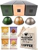 Coffee Pod Variety Pack for Nespresso Vertuo Machine - Stormio, Fortado, Melozio - 3 Boxes 30 Pods Bundled with Border Biscuits and Reusable Tote Bag
