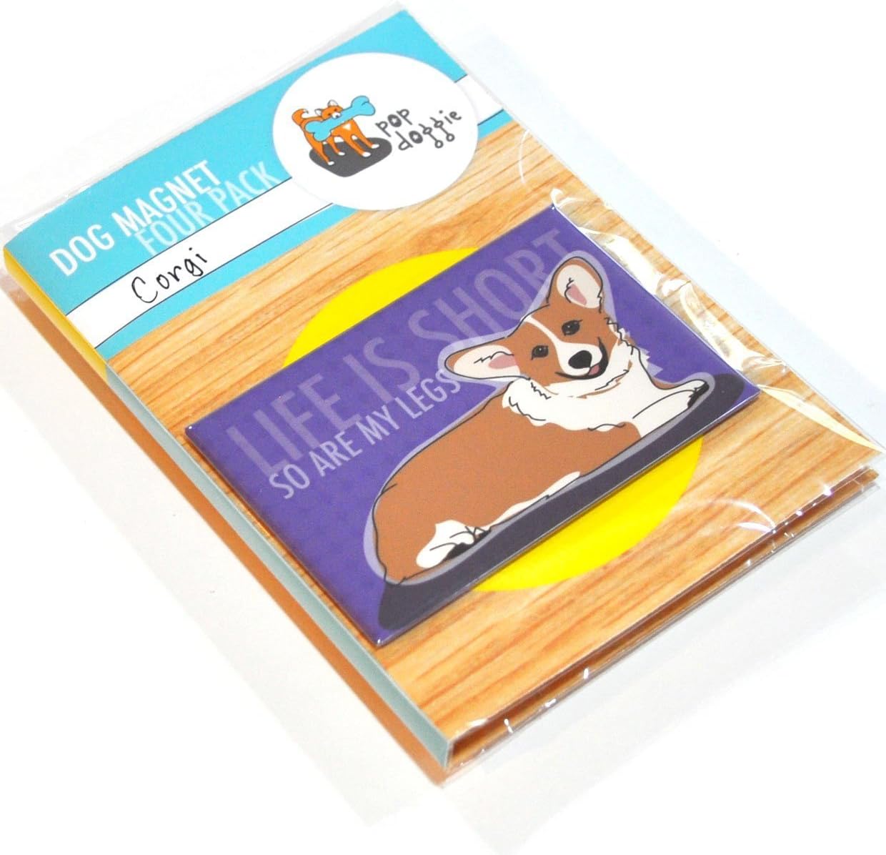 Pembroke Welsh Corgi Refrigerator Magnets with Funny Sayings (Set of 4) image 2