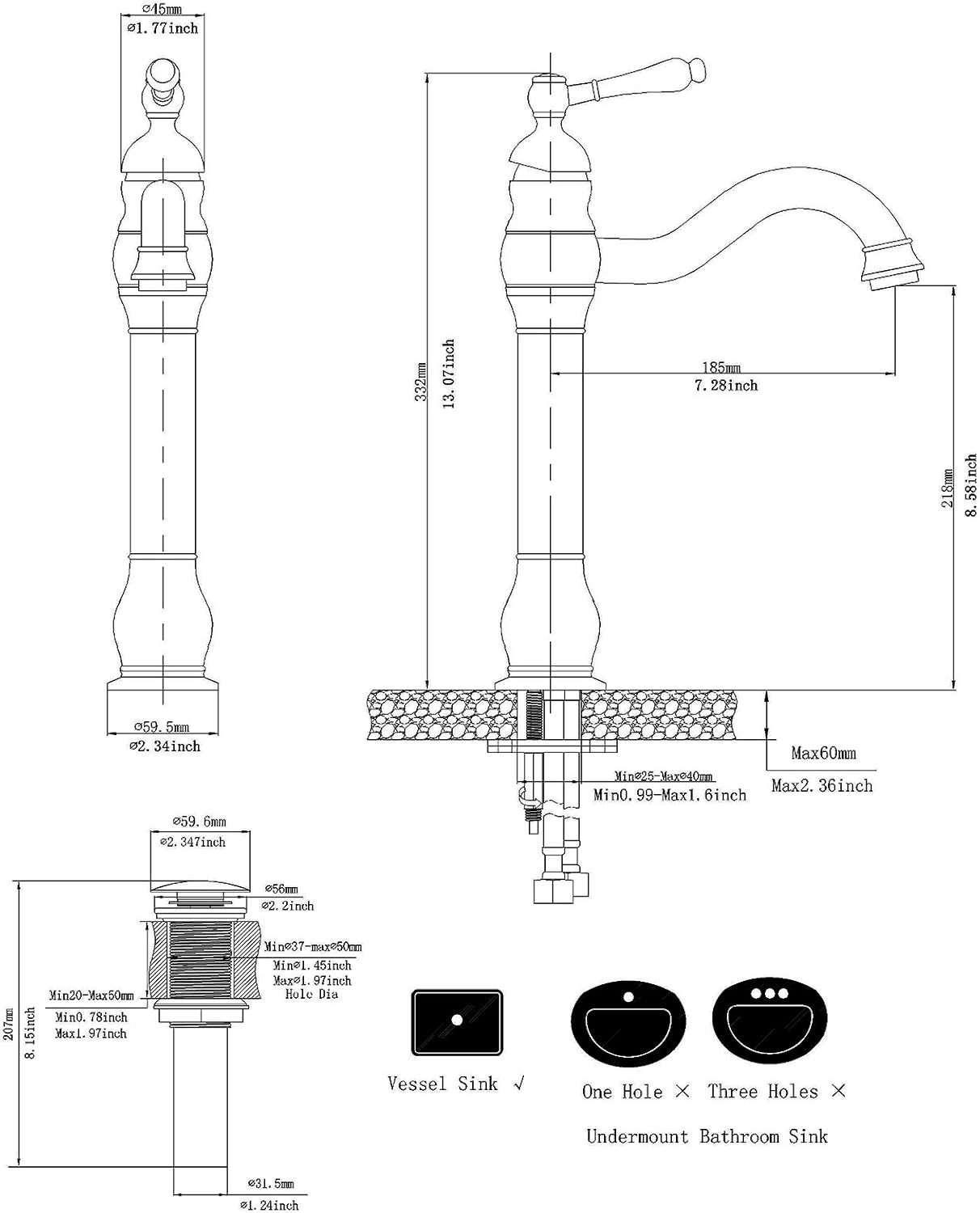 40% оƒƒ Dіѕсоunt Bathfinesse Bathroom Faucet Brushed Nickel Vessel Sink Faucet 360° Swivel Long Spout Gooseneck Single Handle 1 Hole Vessel Faucets with Pop Up Drain Stopper None Overflow Supply Lines Lead-Free Prоduсt Dеаl Bathfinesse Bathroom Faucet Brushed Nickel Vessel Sink Faucet 360° Swivel Long Spout Gooseneck Single Handle 1 Hole Vessel Faucets with Pop Up Drain Stopper None Overflow Supply Lines Lead-Free