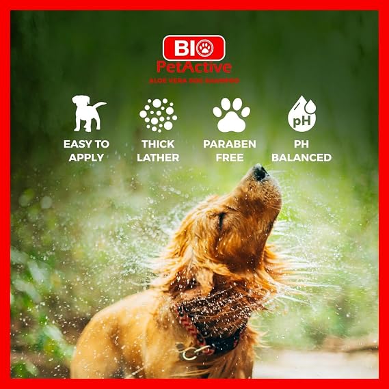 Biopetactive Aloevera Extract Dog Shampoo 400 Ml