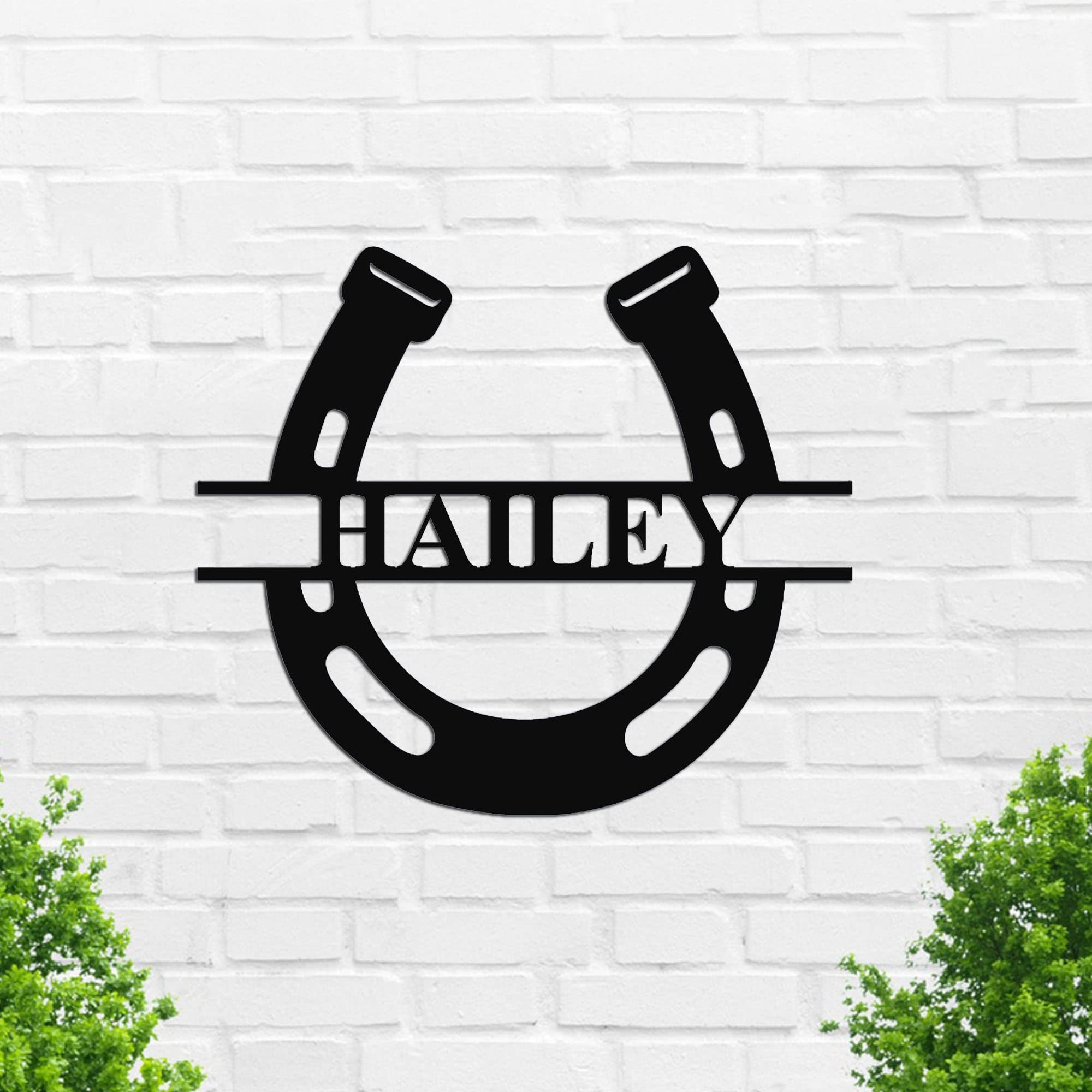 Soulhorse Cartello Per Box Cavallo – Targa Scrivibile In Stile Acquerello Blu, Formato A4, Resistente UV, Per Stalla, Porta O Parete, Made In Germany - 3