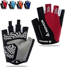 Women's Cycling Gloves Biking Gloves Bicycle Gloves Padded Half Finger Mountain Bike Gloves Breathable Anti Slip Riding Sports Gloves