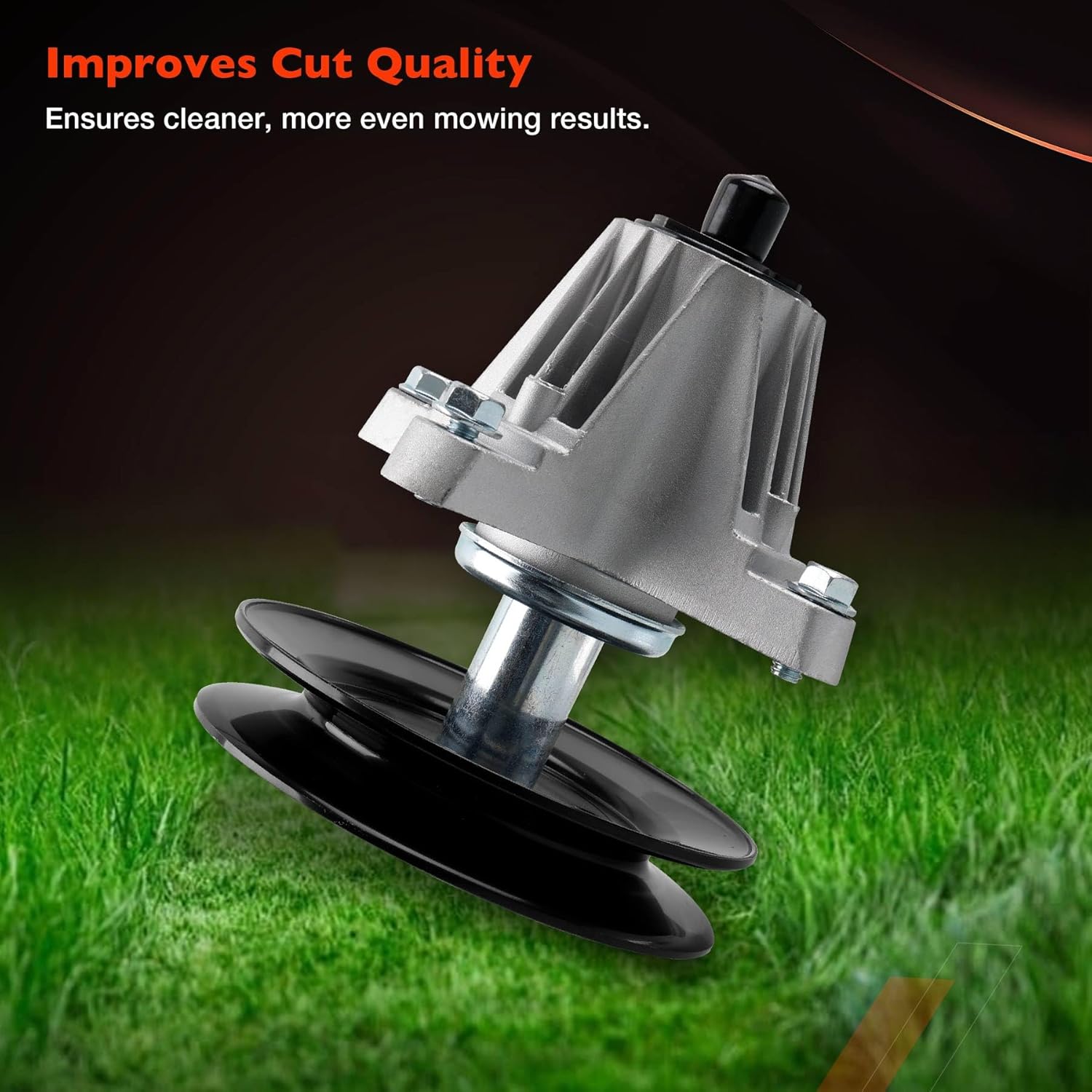 618P09236 Mower Deck Spindle Compatible with Cub Cadet XT1-GT54, XT1-ST54, ZT1-54, ZT2-54, ZTS2-54; Craftsman Z5800, T3200; Troy Bilt Mustang 54XP, Mustang Z54 54" Decks Spindle Replaces# 618-09236