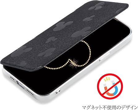 iPhone SE2 / SE3 Case, Wallet-type, Thin, Card Slots, Embossed, Mouse, Character, Women's, iPhone SE Mobile Cover, 2nd Generation, 3rd Generation, Cute, Stylish, Clear Back, Easy to Use, Befortwo