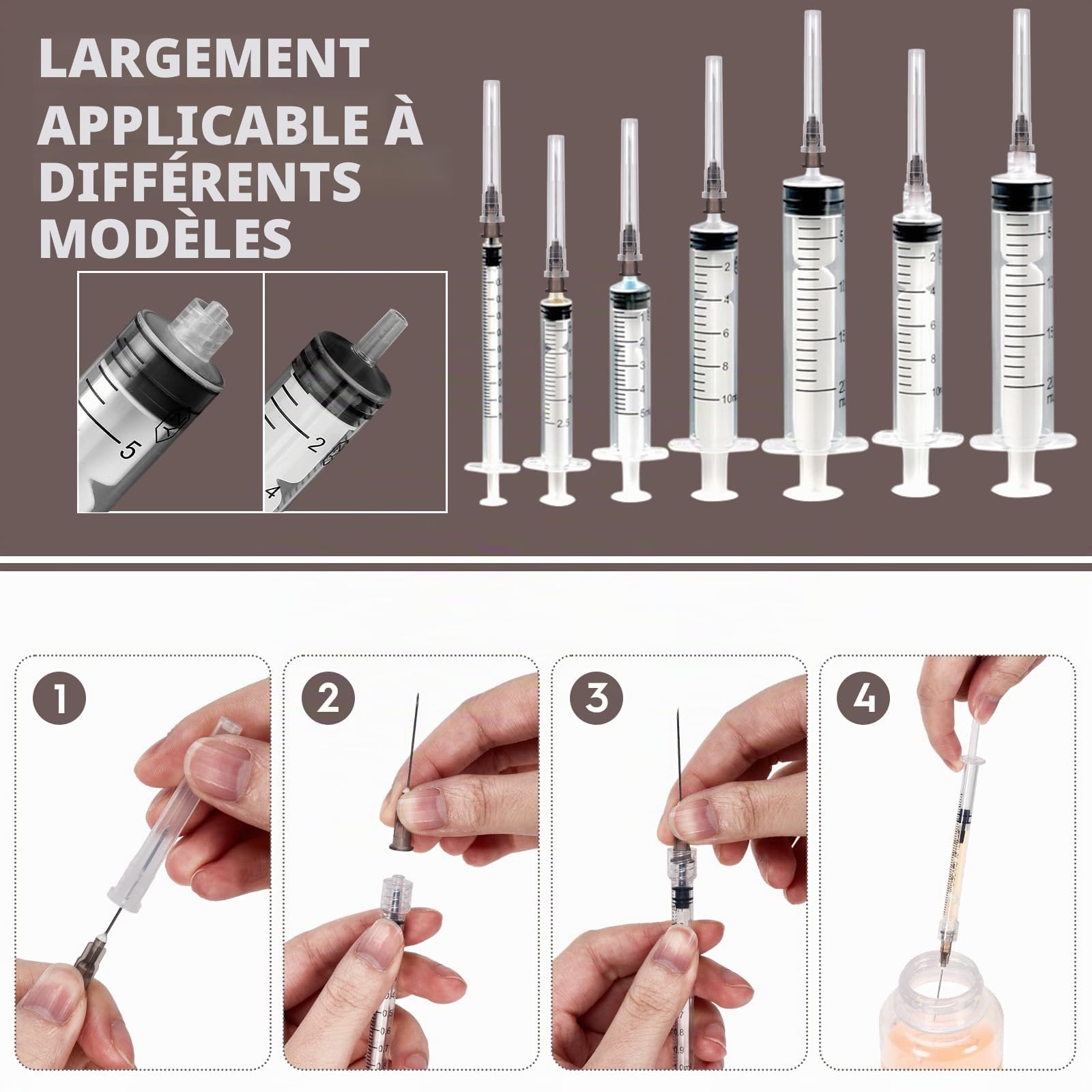 110 Pcs Accessoires De Distribution, 22 G 0,7-30 mm Tubes Industriels, Accessoires De Laboratoire Industriels, Accessoires pour Aiguilles pour Usage Domestique, Laboratoires Scientifiques