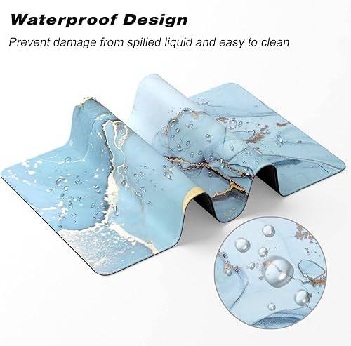 Miniatura 6 de Alfombrilla de mouse extendida para juegos, XXL grande de 30 x 14 pulgadas, alfombrilla de mouse para teclado de computadora grande, alfombrilla