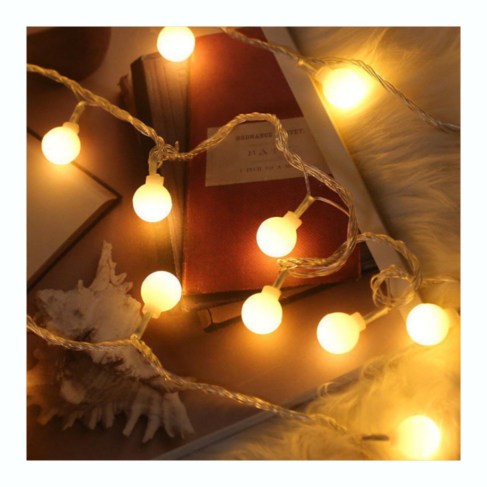 Gartenlichter, Weihnachtsdekor, Lichterketten, LED-Kupferdraht, Umgebungslampe, kreative Lichterketten für Schlafzimmer, Zuhause, Party, Terrasse, Weihnachtsbaum-Dekorationslichter