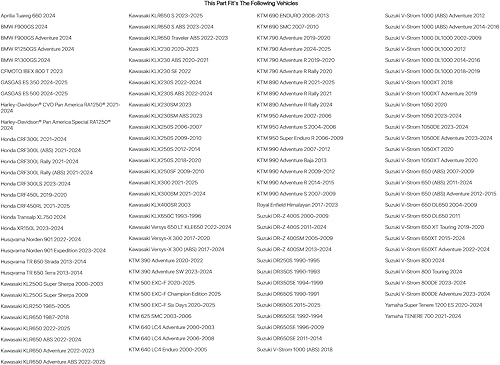Miniatura 2 de TUSK Highland X2 Sistema de base de equipaje sin bastidor Escudo térmico estándar para Kawasaki Versys-X 300 2017-2020