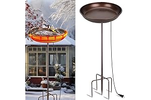 Premium Solar Heated Bird Bath: Stay Warm in Winter