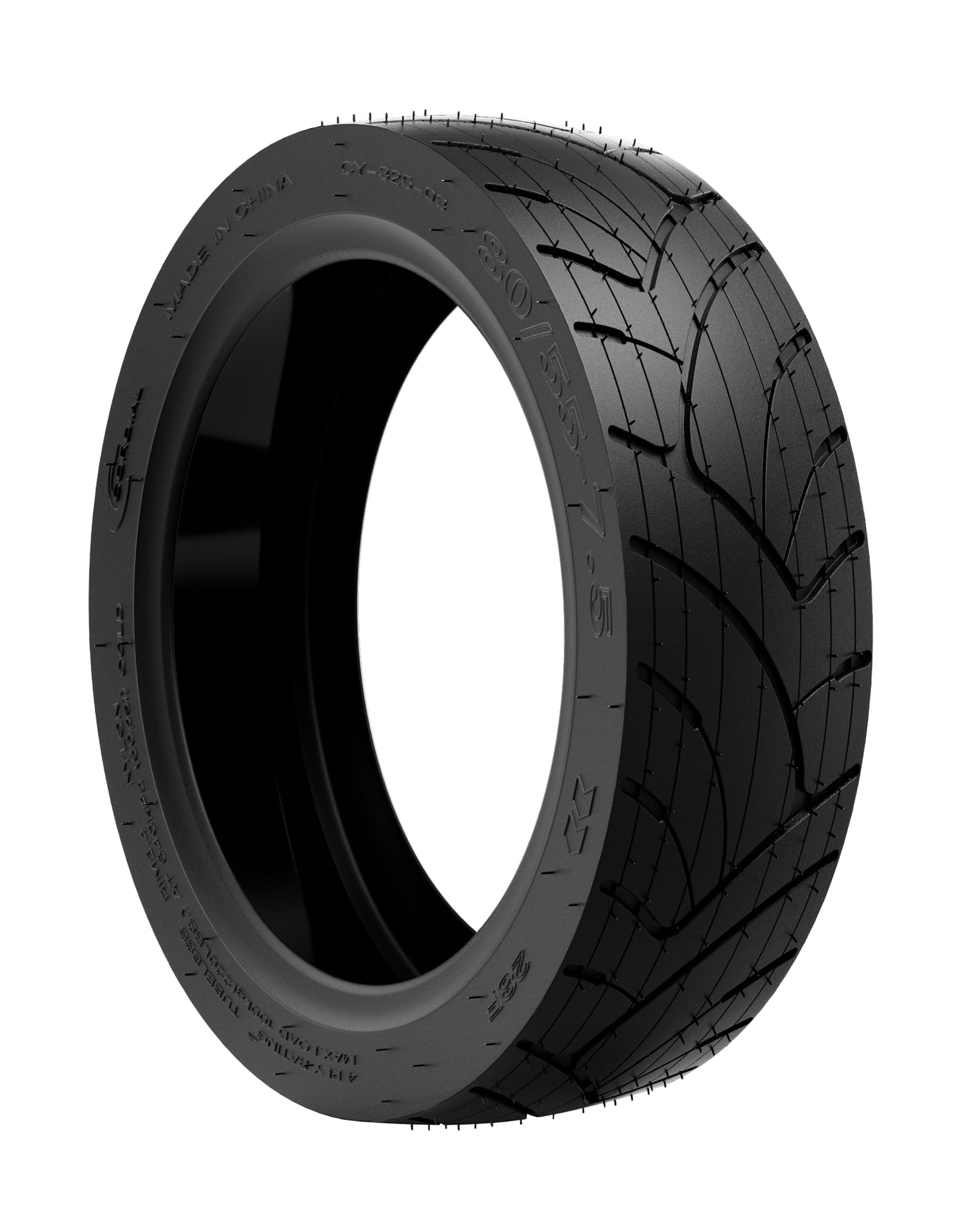 Pneu 11 Pouces Auto-Réparateur Compatible avec Segway Ninebot GT3 & GT3 Pro KickScooter, Pneu Tubeless Ultra-Large 80/55-7.5 Pneus extérieurs antidérapants Pièces d'origine