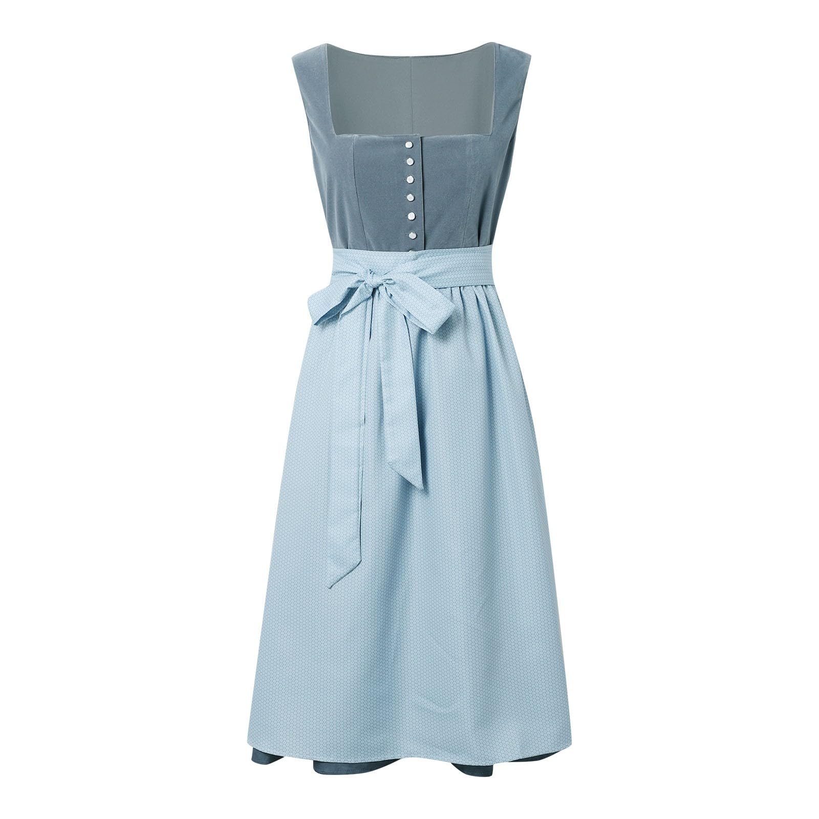 Elegante abito da donna per cosplay, tempo libero, classico, tinta unita, per un look elegante per tutti i giorni con fascino storico, vestibilità moderna