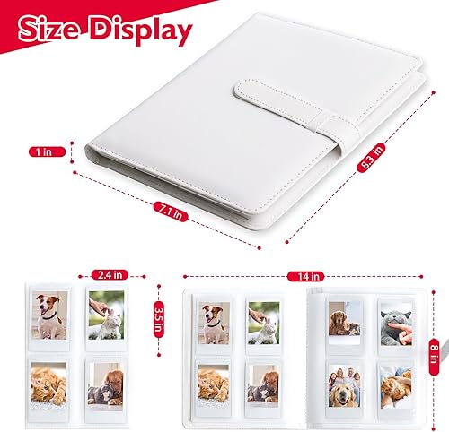 Miniatura 3 de Álbum de fotos de 256 bolsillos para Fujifilm Instax Mini LiPlay 11 9 8+ 8 7S cámara instantáneaMini Link SP-1 impresora, Polaroid Snap SnapTouch