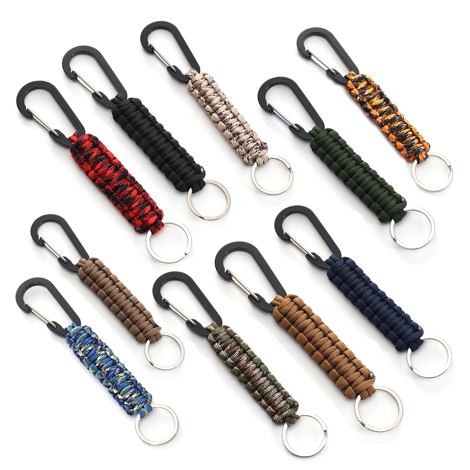 Moschettoni Triangolari - Set 3 Pezzi, Leggeri, Per Escursionismo, Casa, Fino A 25kg - Foto 7