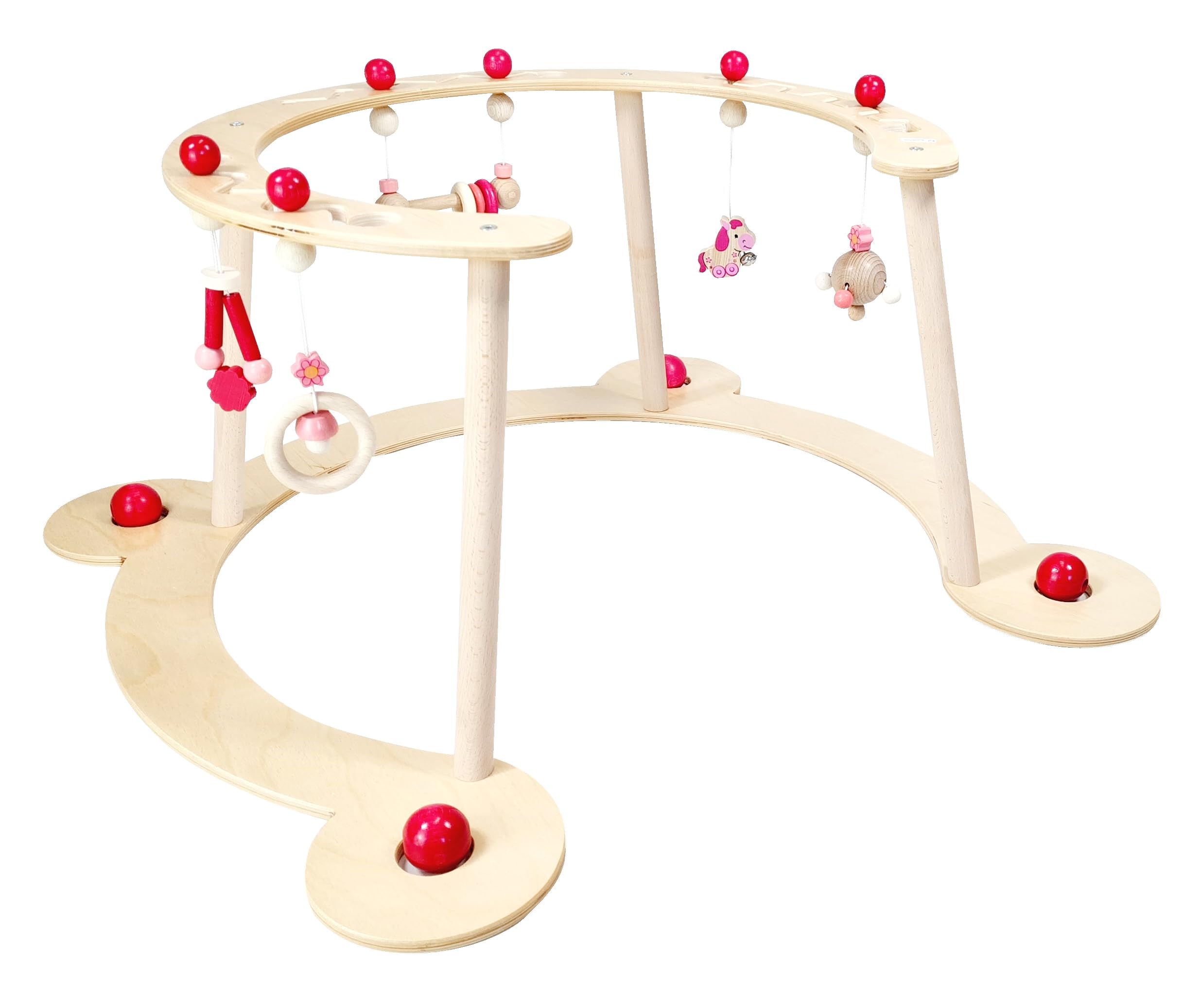 Hess Holzspielzeug 13392 - Lauflerngerät und Spielbogen, Serie