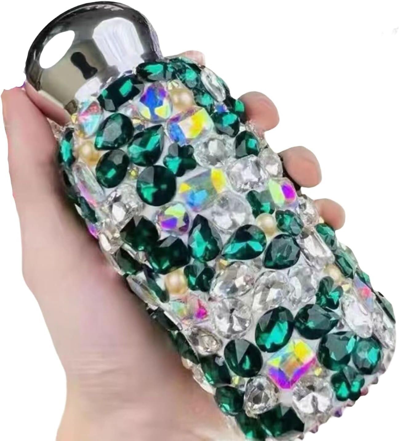 Diamentowa termos, butelka termiczna, kubek termosowy Kubek podróżny Bling Rhinestone Shinning Butelka na wodę Diamentowa kolba ze stali nierdzewnej Butelka próżniowa do domu