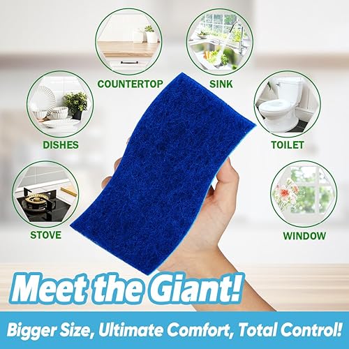 Miniatura 40 de AIDEA Esponjas antiarañazos, 12 unidades, esponja natural para utensilios de cocina antiadherentes, esponjas de cocina, esponja de celulosa