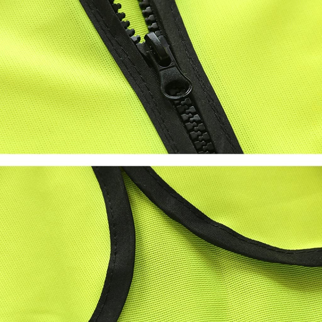 Chaleco de alta visibilidad， Chaleco reflectante de seguridad, ropa de trabajo con bolsillos, chaleco duradero de alta visibilidad con cintas reflectantes, chaleco de trabajo for tráfico, chaleco de c