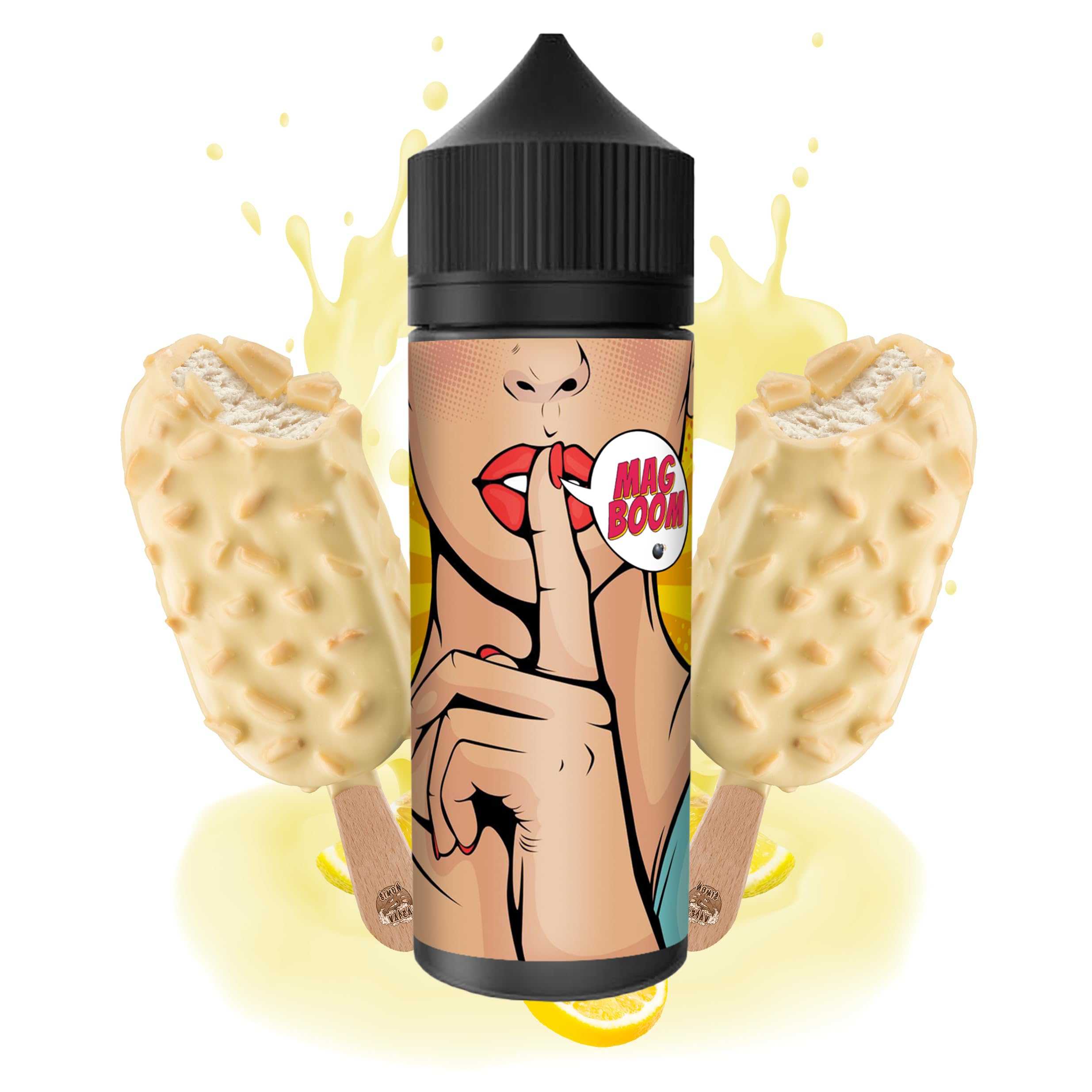 E-Liquid MAGBOOM - 100 ml - Flacon 120ml - Sans Nicotine ni Tabac 0MG -  70/30 - E Liquide pour cigarette lectronique E Liquide vapoteuse :  Amazon.fr: High-Tech