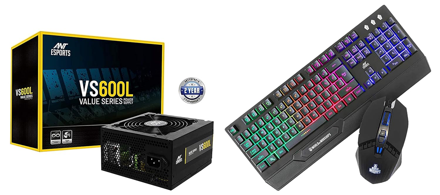 Redgear GC100 KeyboardMouse Combo with 3 Mixed LEDs, Windows Keylock