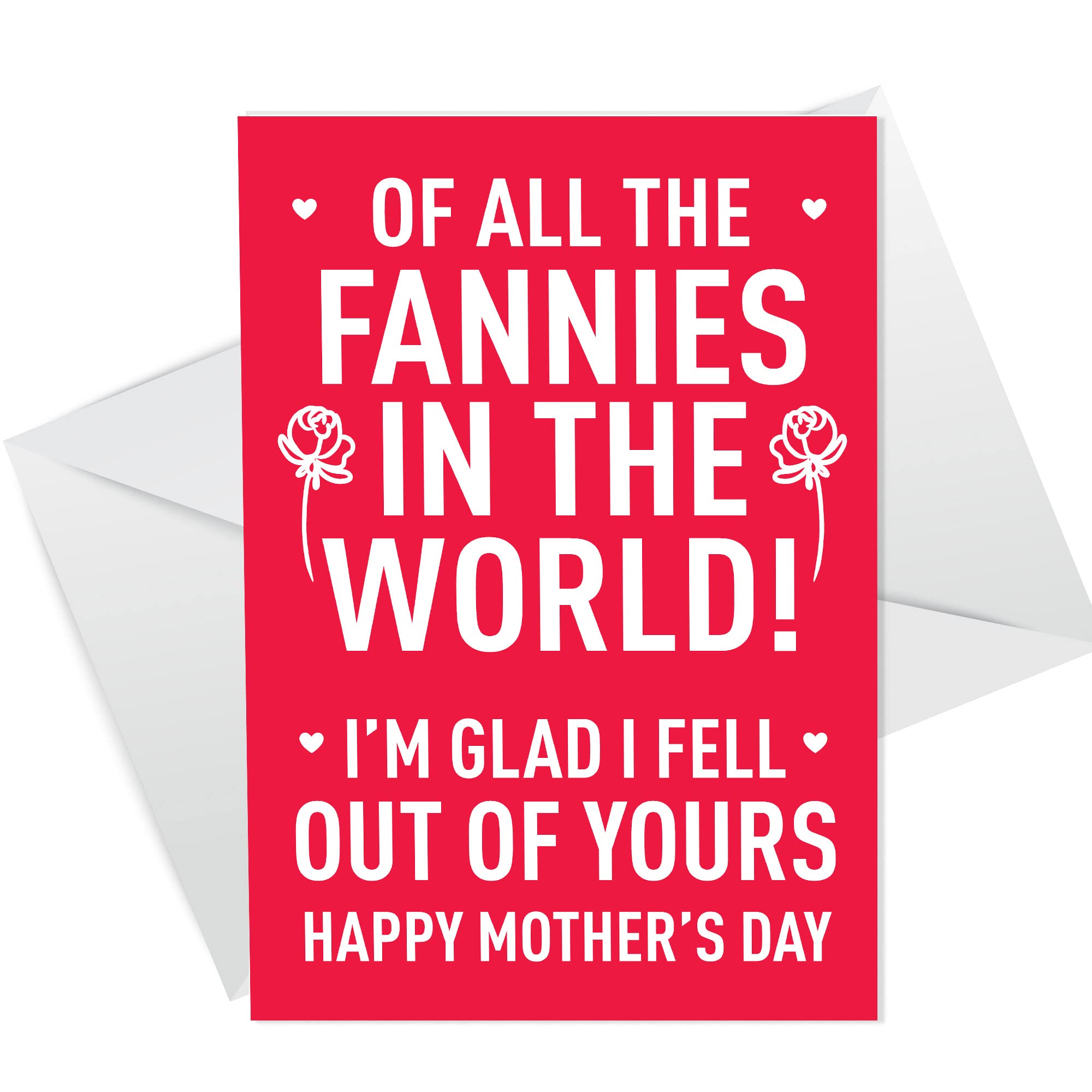 RED OCEAN Rude Mothers Day Card For Mum Funny Cheeky Humour Card From Daughter Son