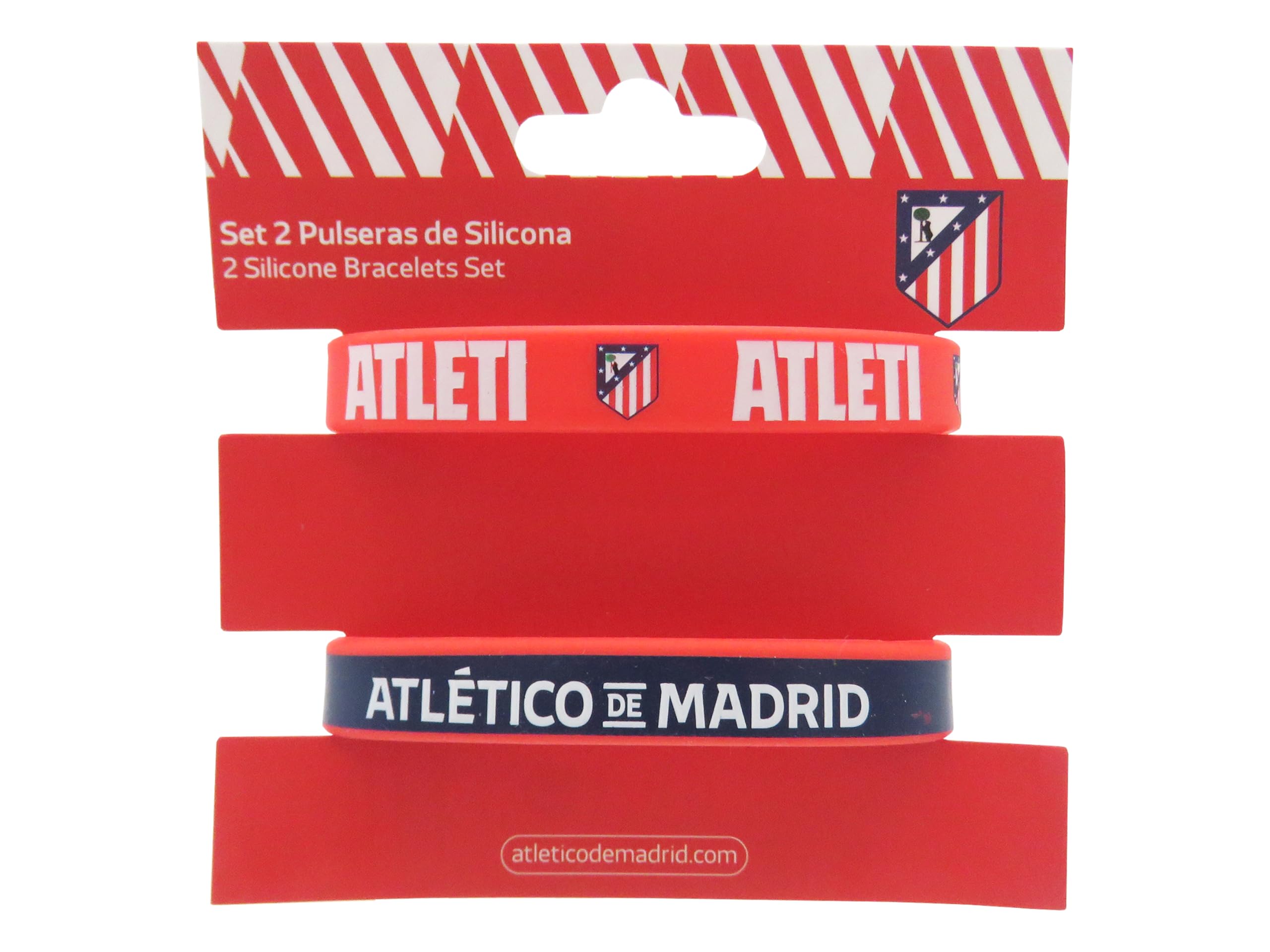 CYPBRANDS Atlético de Madrid, Pulsera, Complementos, Pulsera de Silicona, Producto Oficial