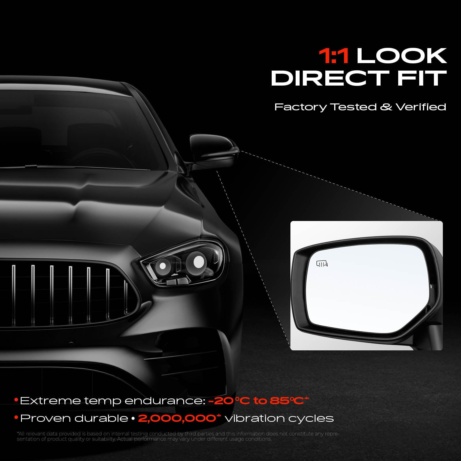 Amazon.com: A-Premium Driver Side Power Door Mirror Compatible