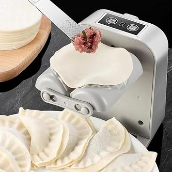 Electric Dumpling Machine Mold, Fast Gyoza Maker Automatic Dumpling Maker Machine, Rapid Forming Pierogi Maker Household Wonton Potsticker Maker Cordless Working