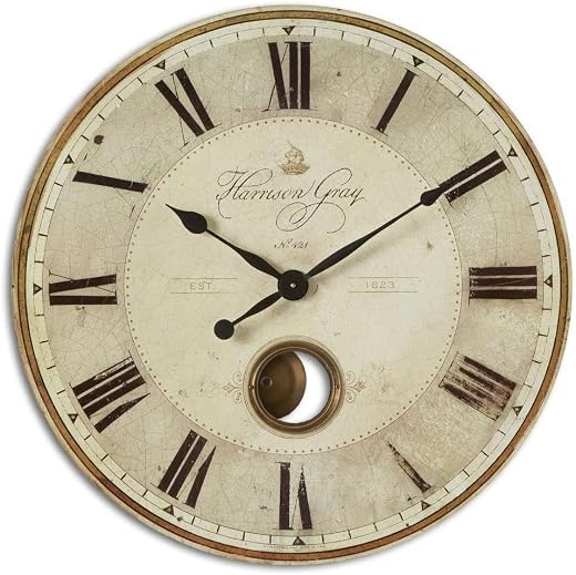 Uttermost Harrison 30 inch Wall Clock 30 photo Uttermost Harrison - 30 inch Wall Clock - 30 inches Wide by 2.5 inches deep