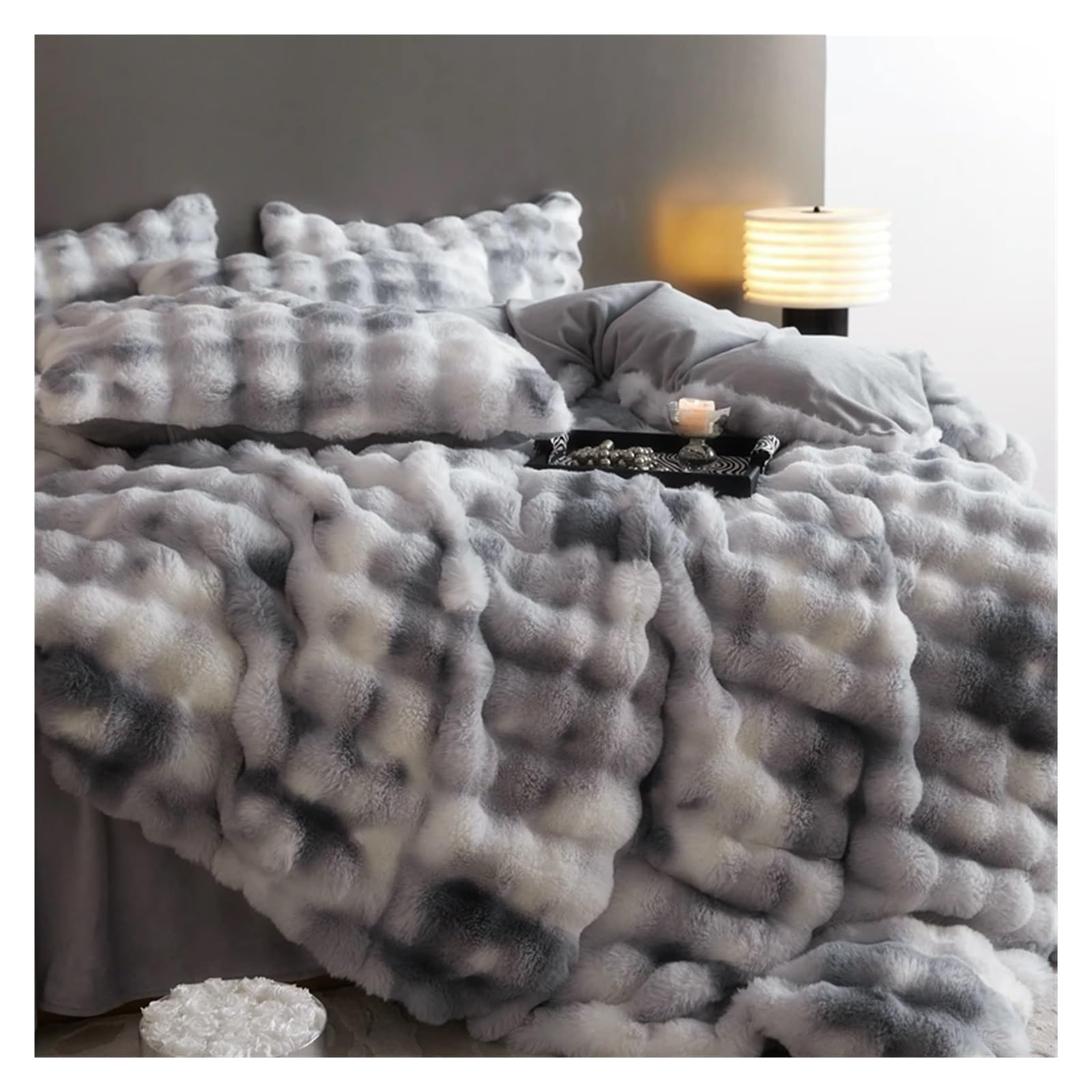 キングサイズ ファー素材 シーツセット キングサイズ ファー素材 シーツセット