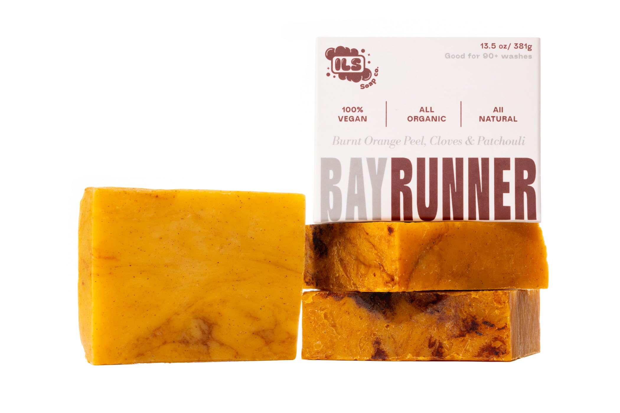 Iron Lion Soap – All-Natural Soap bar for Men & Women – Cold Process, Handmade in the USA - Bay Runner 3-Pack