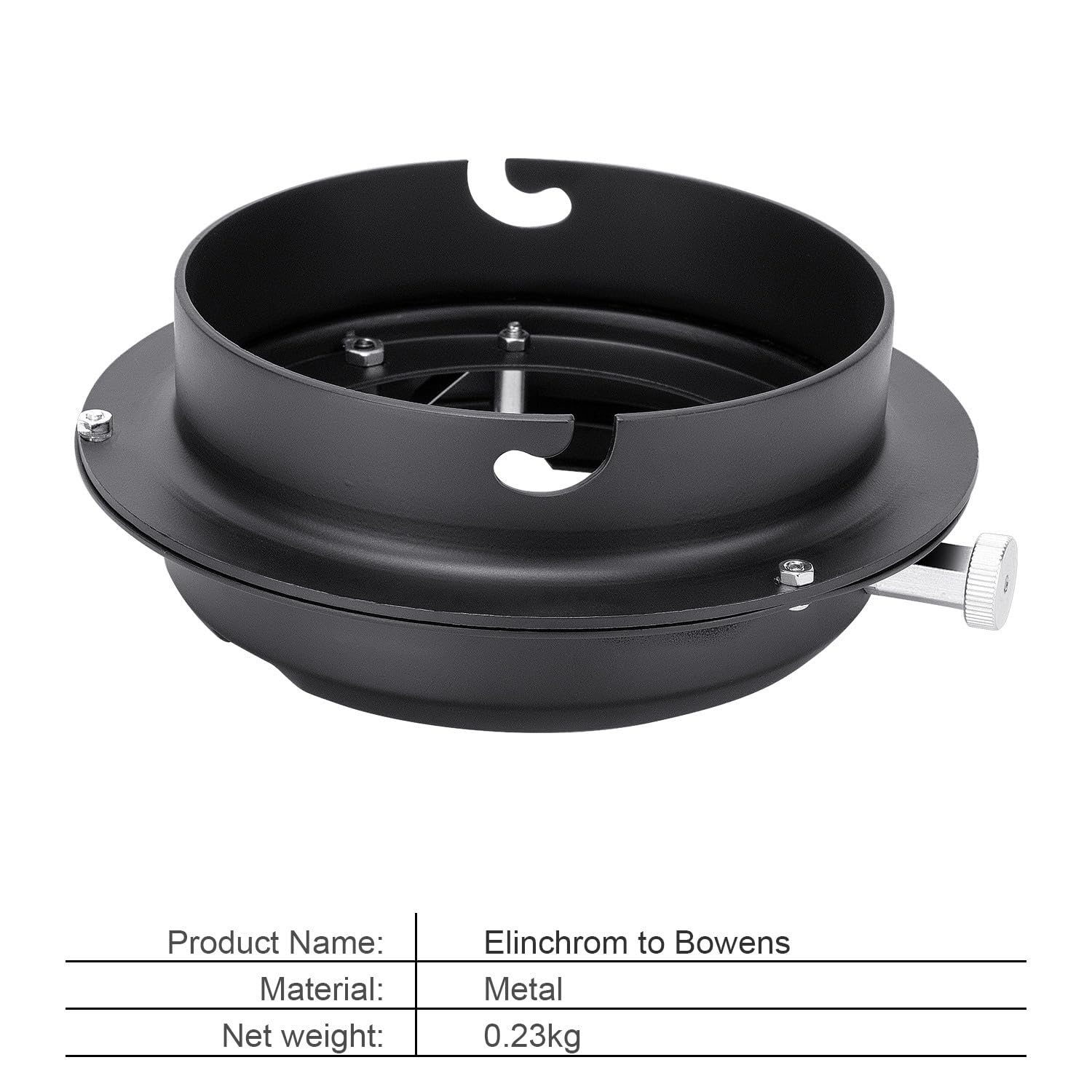 Fomito Bague Adaptateur de convertisseur de Monture pour Studio Photo Elinchrom Bowens Adaptateur convertisseur Bague pour boîte à lumière Beauty Dish Flash de Studio Strobe Photographie