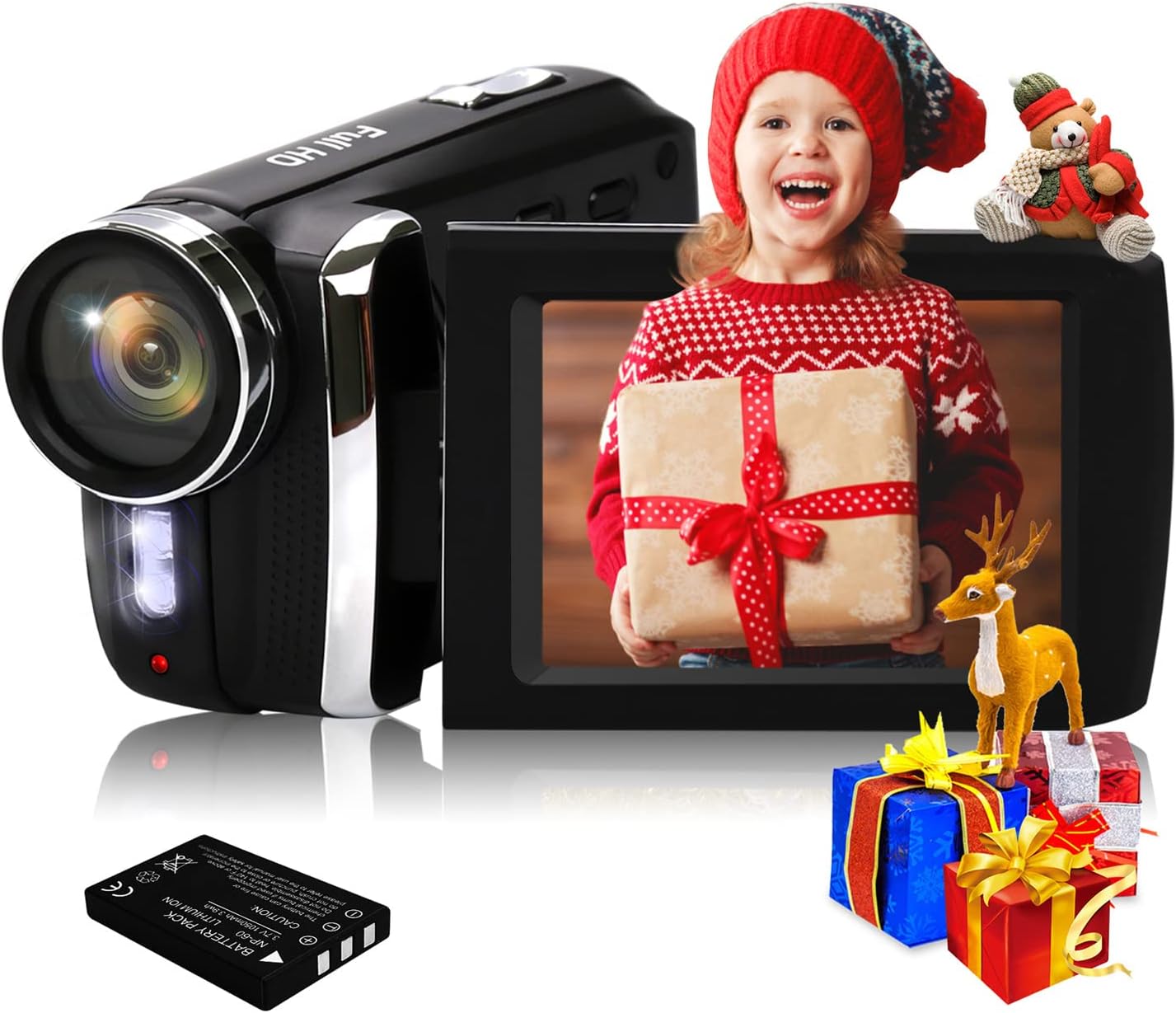 Vmotal Video Camera for Kids Camcorder 1080P 24 MP Digital Camera