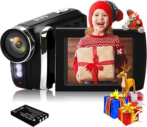 Vmotal Cámara de video para niños, videocámara 1080P 24 MP, grabadora digital de cámara de 2.8 pulgadas, pantalla de rotación de 270 grados, cámara disponible en Yaxa Colombia