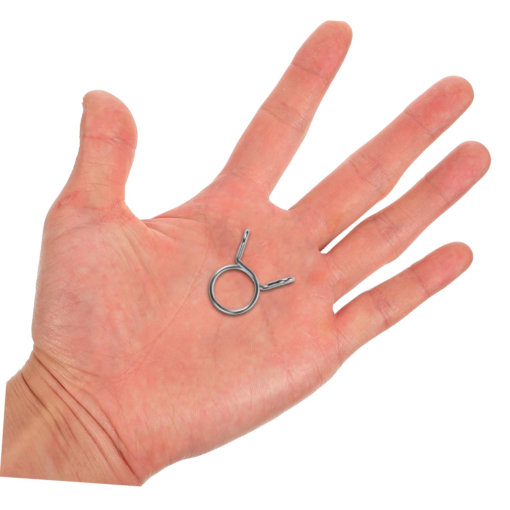 iplusmile 500 Pièces Pince à Ressort Serrer Collier De Serrage Attaches De Tuyau Colliers De Serrage à Ressort Attache De Tuyau Petits Colliers De Serrage Petites Pinces Acier Manganèse