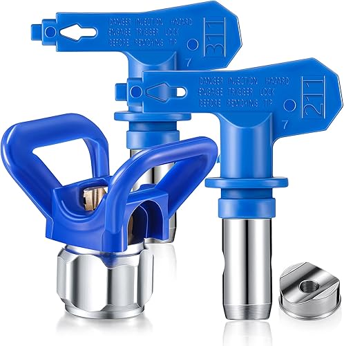 3 puntas de pulverización, pistola de pintura sin aire, boquilla protectora, repuesto de asiento para boquilla de pintura en aerosol sin aire,