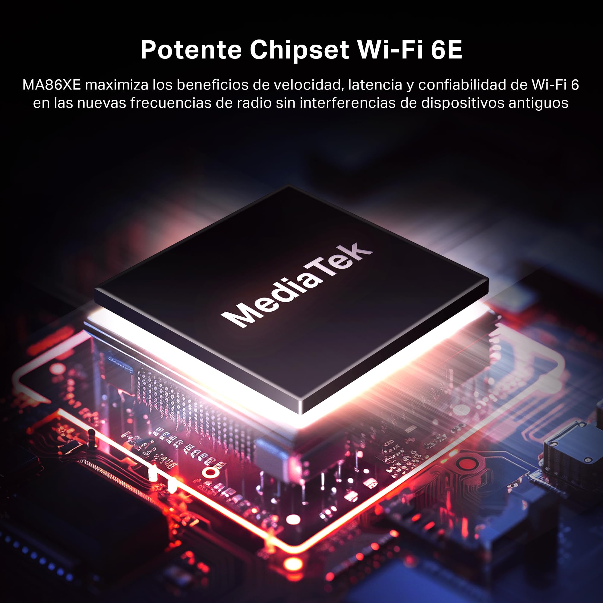 [Nuevo] MERCUSYS MA86XE- Tarjeta de Red PCLe AXE5400, Wi-Fi 6E con Bluetooth 5.2, Triple Banda, 6GHz/5GHz/2.4GHz,Compatible con Windows 11 y 10,MU-MIMO,OFDMA, estándar de cifrado WPA3