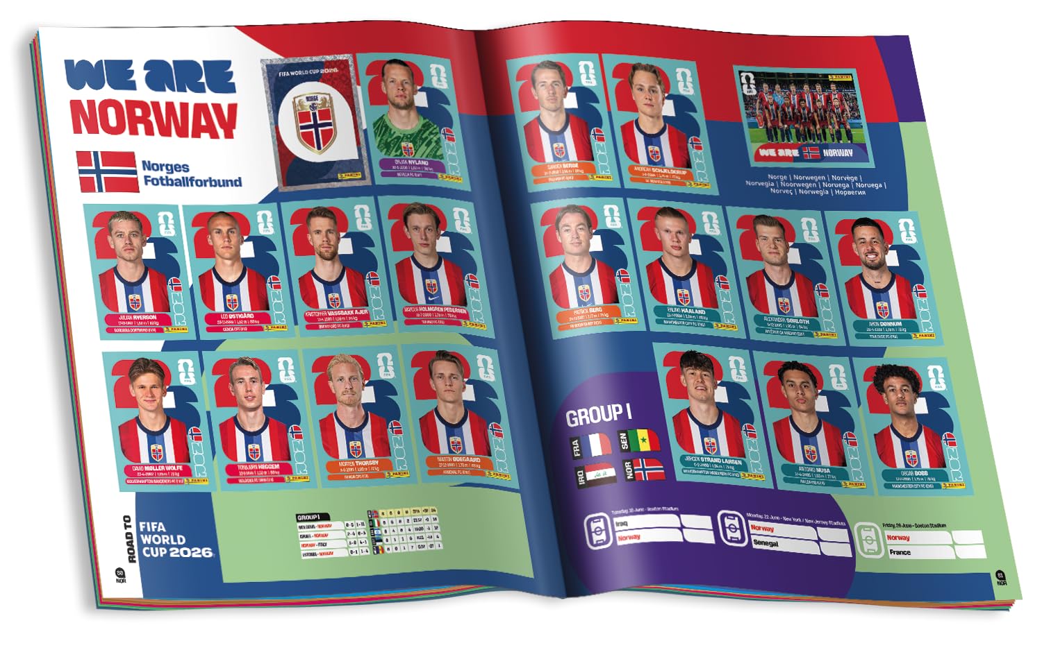 Panini Álbum de calcomanías de la Copa Mundial de la FIFA 2026, multicolor