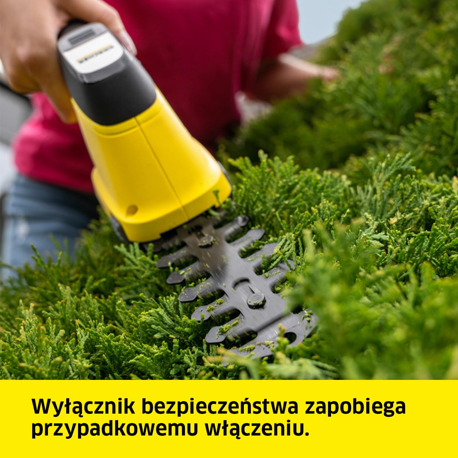 Kärcher Nożyce do trawy i krzewów GSH 2 Plus, ostrze do trawy 8 cm, ostrze do krzewów: 11 cm, czas pracy: ok. 50 min, około 400-500 m na naładowanie baterii, wyłącznik bezpieczeństwa, ładowarka