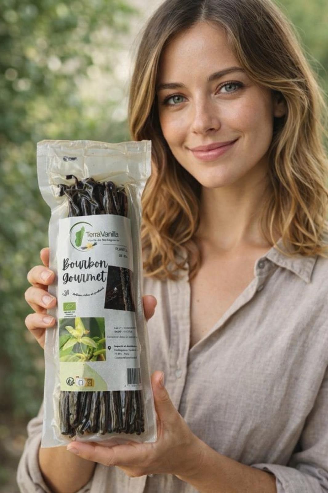 TerraVanilla Vanille de Madagascar Bourbon - Gourmet, 17-19 cm | 500 g