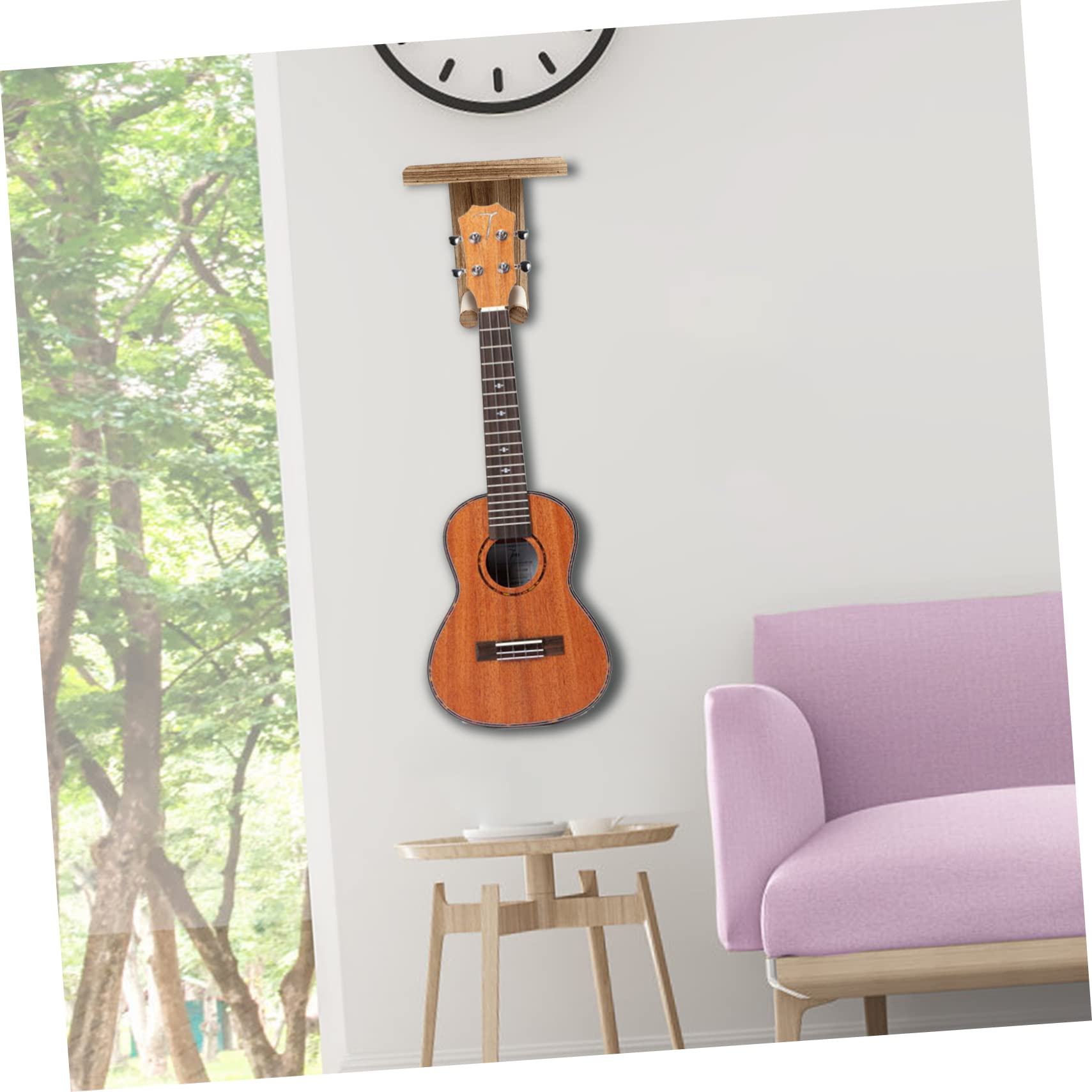 ifundom Elegancki Wieszak Ścienny Na Gitarę Wieszak Na Gitarę Akcesoria Gitarowe Wieszak Na Gitarę