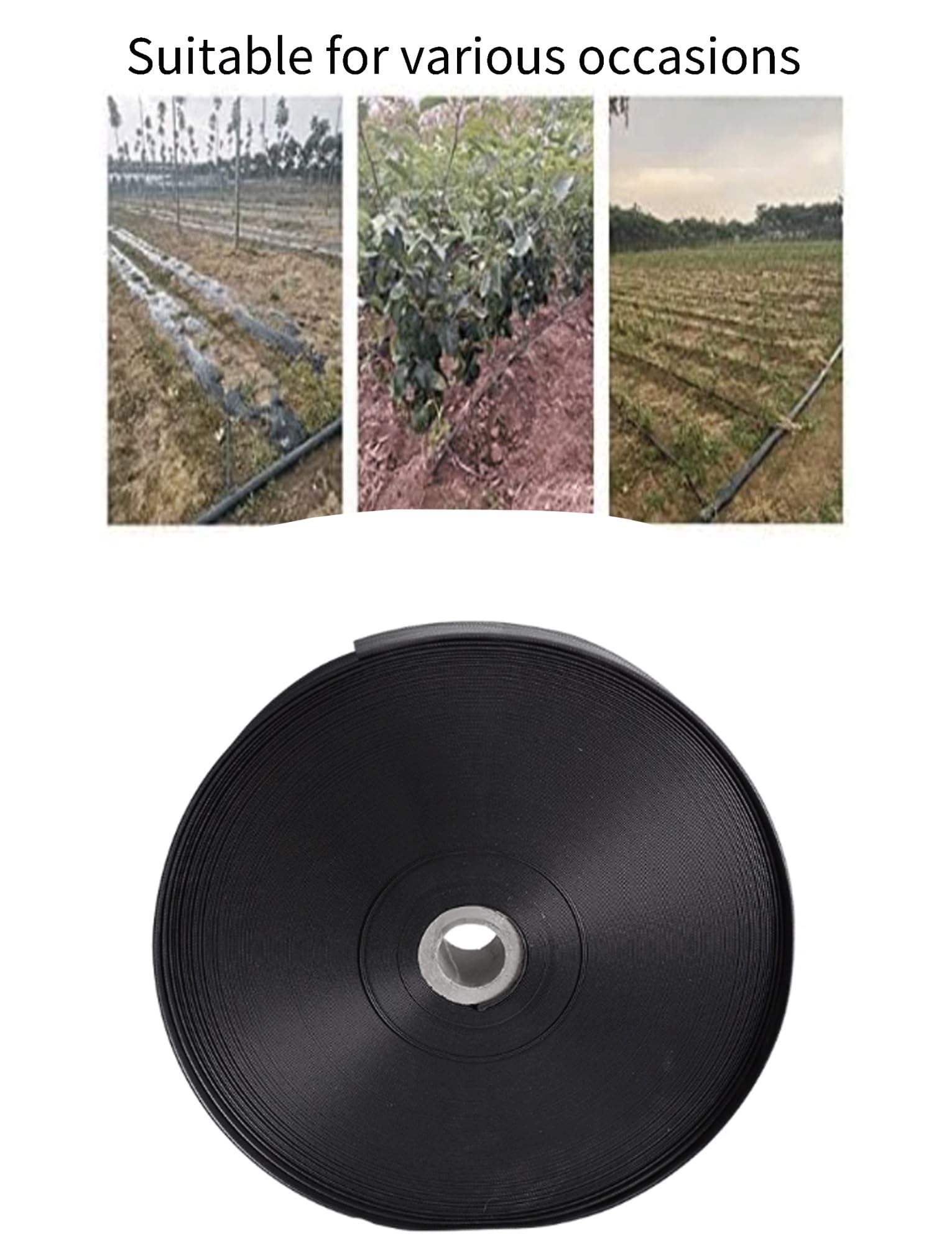 Tubo de manguera para descarga en plano, Manguera plana de PVC 100 metros, 1-3 pulgadas for bomba sumidero drenaje retrolavado piscina(2in)