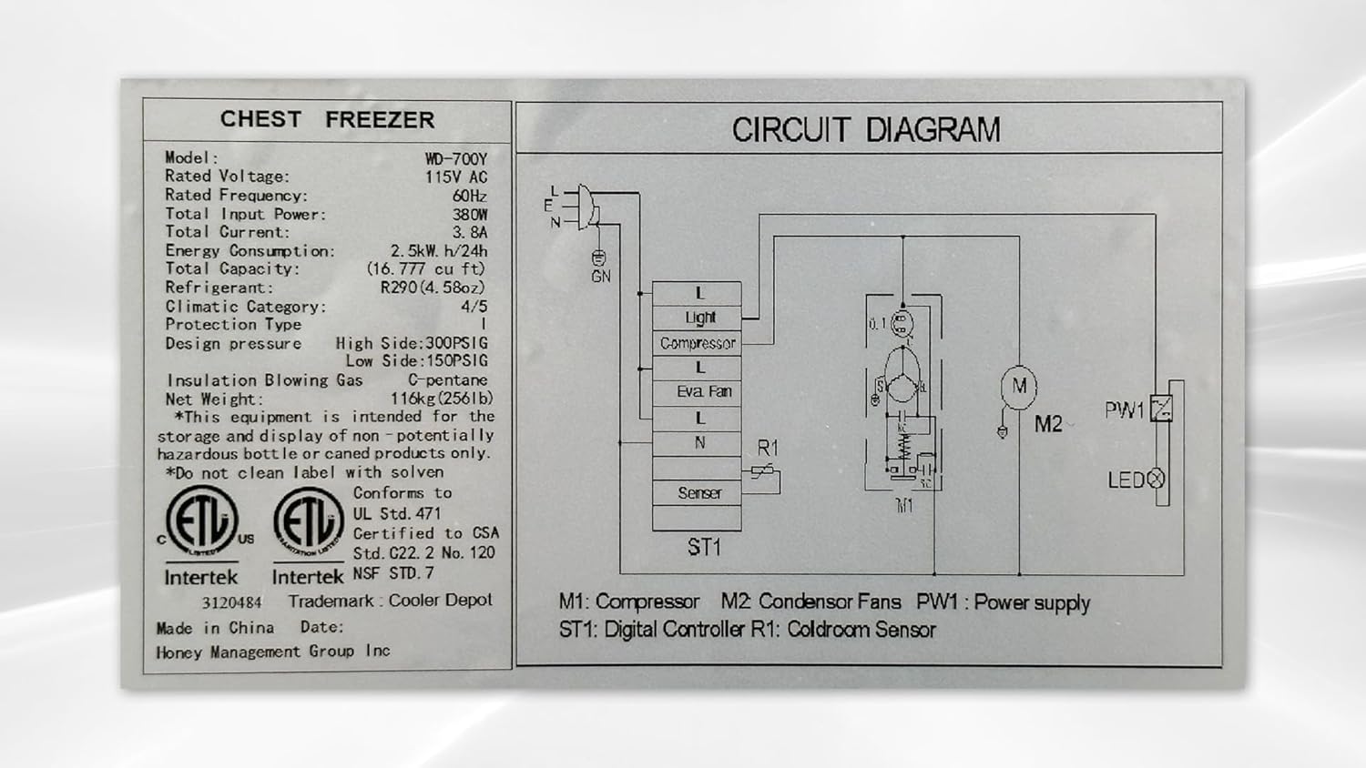 Chest Freezer for Supermarket Glass sliding Door 79" White Showcase Freezer Curve Display Top w/Storage Baskets - 25 Cu.Ft SDSC700