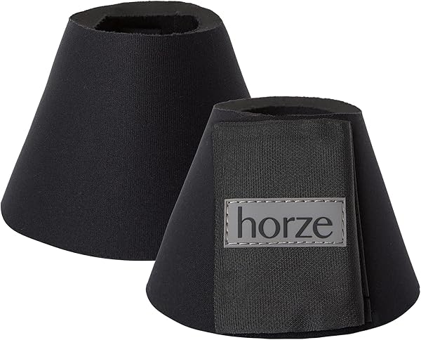 HORZE Cloches pour Chevaux ProBell | Toutes Les Tailles, Noir, XL - 1