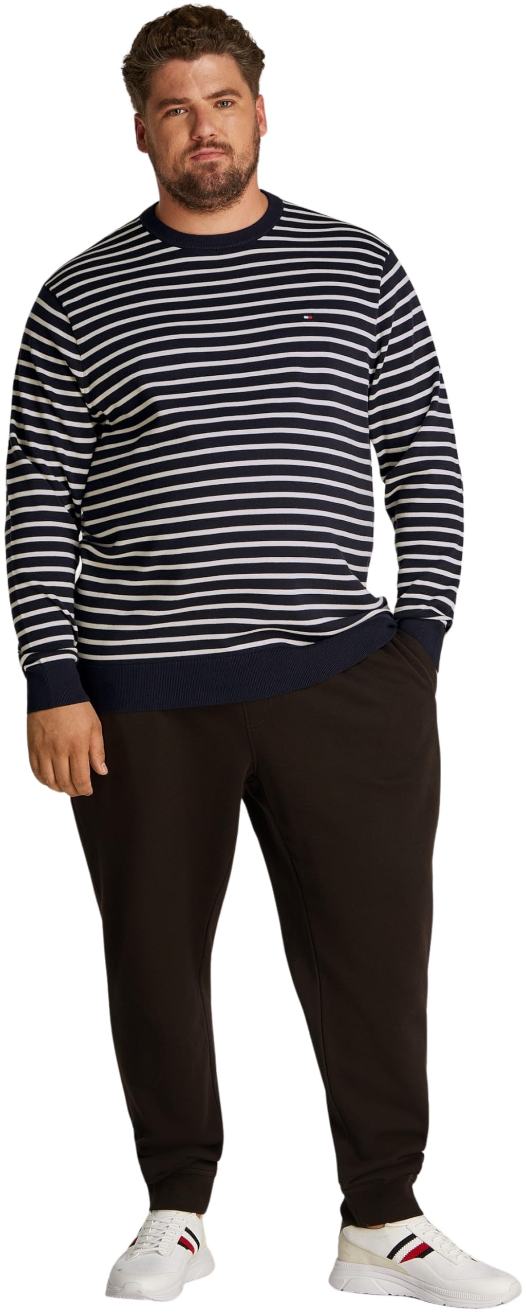 Tommy Hilfiger Jersey Hombre Essential Cotton con Cuello Redondo