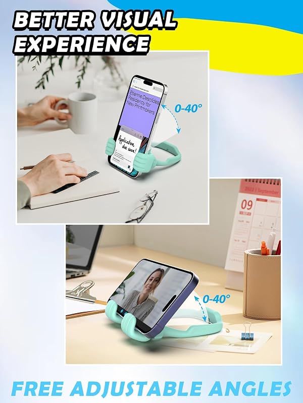 Stocking Stuffers for Teen Girls Boys Phone Stand Patented 1 Pack Green by CALDEVER - Used condition - Image 7
