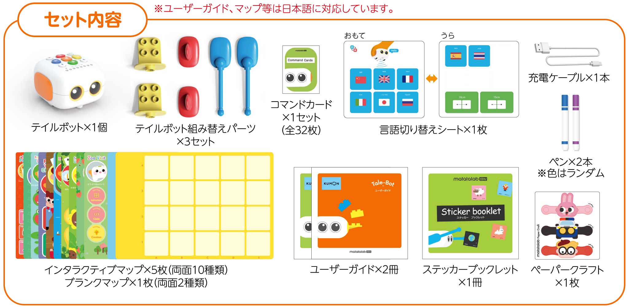 Amazon | くもん出版(KUMON PUBLISHING) テイルボット プロセット Tale