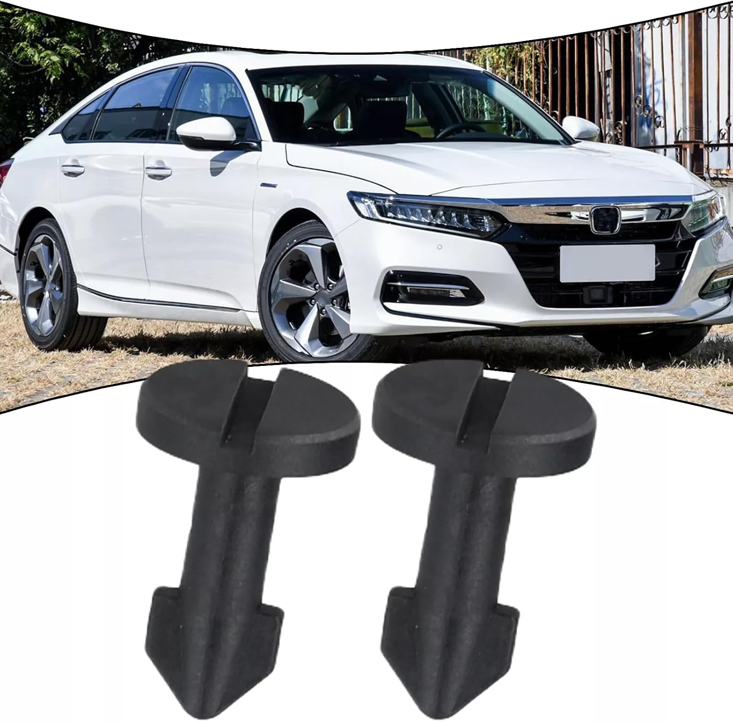 1 Pair Engine Appearance Cover Mounting Stud Set for Honda, 91501-SS8-A01 91601-SS8-A01